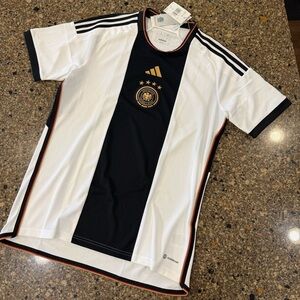 Adidas AEROREADY 2022 Germany World Cup men’s home jersey. NWT